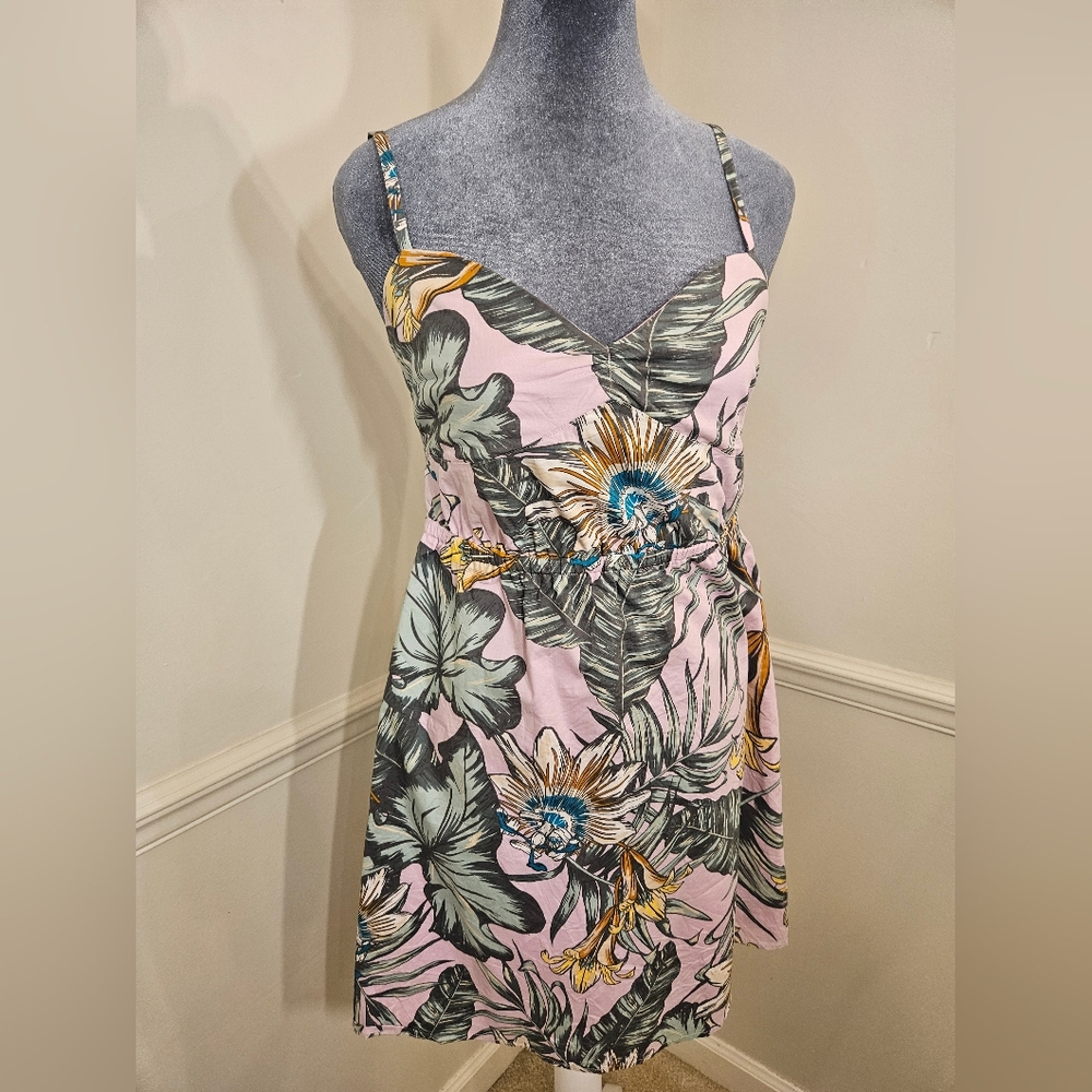 J. Crew Pink Floral Mini Dress